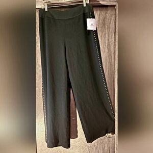 Black Jeweled Palazzo pants